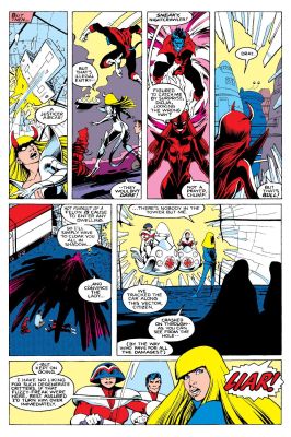 Alan Davis, Paul Neary | Excalibur #23 P 24 (Illyana ’Magik’ Turns Bad, Nightcrawler, Rachel, & Professor Stuart Captured!) 1990 | Romitaman