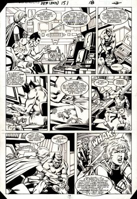 Dell Barras, Don Perlin | Defenders #151 P 13 (Beast & Valkyrie Battle Manslaughter in Every Panel!) 1985 | Romitaman