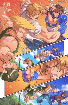 Edwin Huang | Street Fighter Vs. Final Fight Fcbd Page 10 Issue Fcbd Page 10 | Comic Art House
