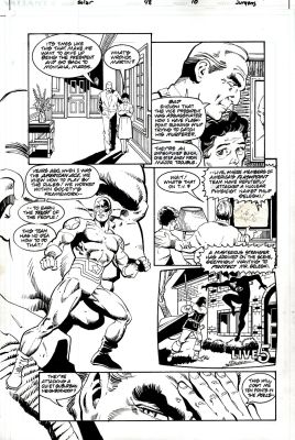 Dan Jurgens Dick Giordano | Solar, Man of the Atom #48 P 10 (Solar & the American Ace!) 1995 | Romitaman