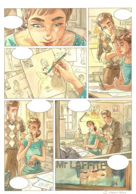 Salomone Paul | Planche originale 43 de La Crevette par Paul SALOMONE | Galerie Napoléon