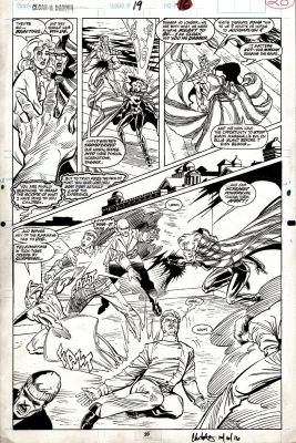 Chris Ivy, Don Hudson | Cloak And Dagger #19 P 20 Semi-Splash For Last Issue! (Cloak And Dagger with the Evil D’spayre Battling!) 1991 | Romitaman