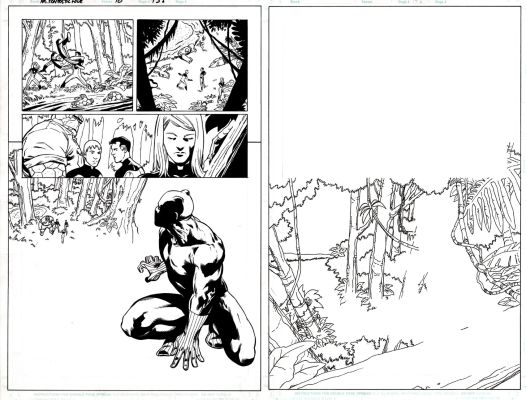 Manuel Garcia, Scott Koblish | Marvel Adv #10 P 15 (All Ff, Huge Black Panther Image!) 2006 | Romitaman
