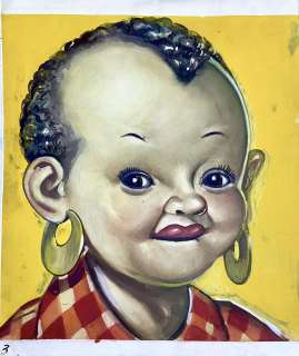 A.N.I (Franco Bignotti?) | Original cover for "Le disavventure di Cocconero" ed. Boschi. Cm. 24,5x27,5. Goauche on board. Mint. Code 1780. | Segni e Disegni