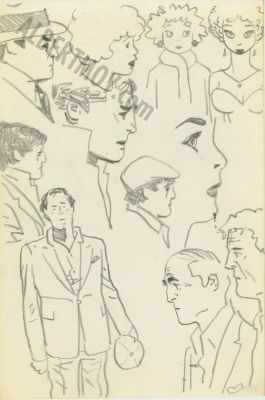 Alex Toth | Sketches Page 262 | Albert Moy