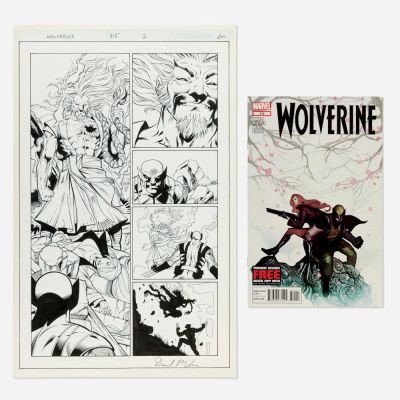 David Meikis, Wolverine Vol. 2 #315 Story Page 2 Original Art (Marvel Comics, 2012) | Landry Pop Auctions