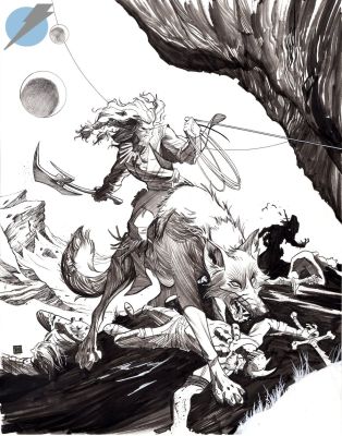 Stephen Green | 3W3M Issue Hyatt’s Hold Page Cover | Felix Comic Art