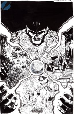 Ryan Sook | New History of the Dcu Issue 2 Page Cover | Felix Comic Art