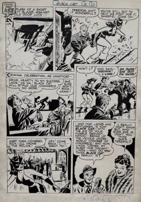Lee Elias | Black Cat 2 Page 12 | Panel Page Art