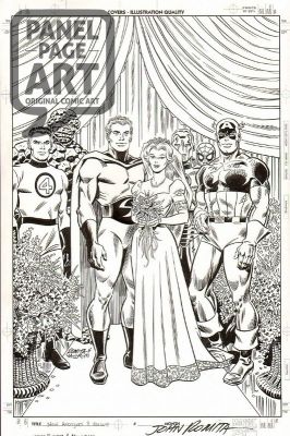 John Romita Sr | New Avengers 8 Cover - Variant | Panel Page Art