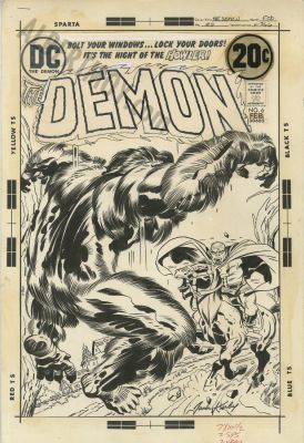 Jack Kirby, Mike Royer - Demon Issue 6 Page Cover