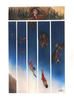Sokal Benoît | Planche originale 36 de KRAA Tome 2 | Galerie Napoléon