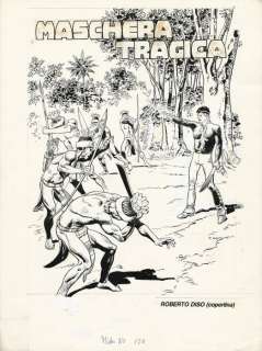 Diso, Roberto - Original cover Mister No no. 123 "Maschera Tragica" (1985) | Catawiki