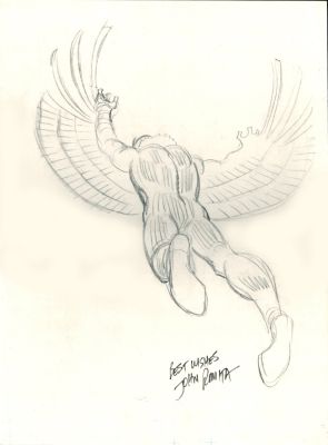 John Romita Sr. - Amazing Spider-Man #48 Large 14.75 By 20 Inch Vulture Cover Design - 1966