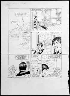 Jessica Blandy - Renaud - Planche originale (p.15) - Jessica Blandy - Le Dossier - Format: ca. 36 x 49 cm. | Catawiki