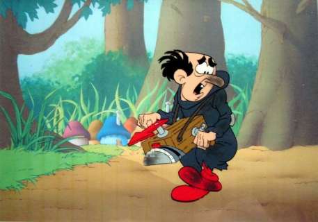The Smurfs - animation cel - Gargamel | Catawiki