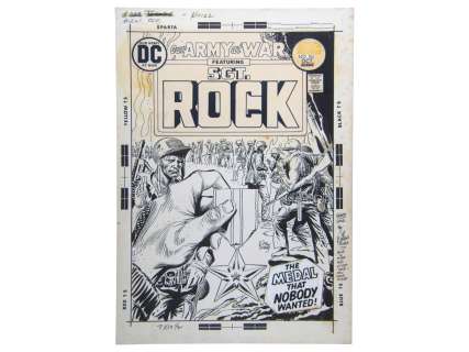 1973 Our Army At War #261 Cover Art, Joe Kubert | Weiss Auctions