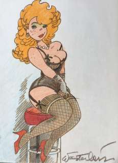 Wasterlain, Marc - Dessin original en couleur | Catawiki