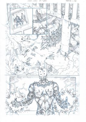 Fernando Blanco | THUNDERBOLTS #123 P. 8 (prelim) | The Green Room