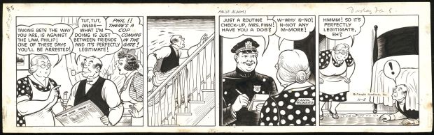 Lank Leonard | Mickey Finn daily strip | Galerie Laqua