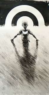 All New Hawkeye #1 - Original cover artwork by Ramon Perez 