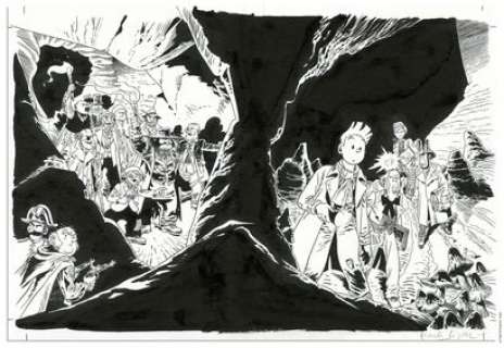 LE GALL - Lot 127 - FRANK LE GALL UNE AVENTURE DE SPIROU ET FANTASIO Les...