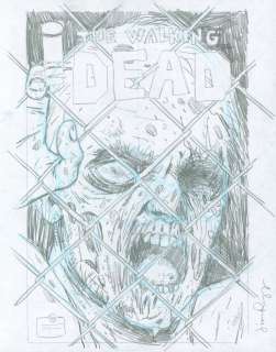 Jim Rugg - The Walking Dead #1 – szkic do okÅ‚adki typu wariant
