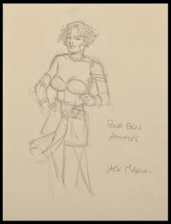 Jack Manini - dessin sur papier libre dimension 20,5 x 27 cm… | Arthema Auction