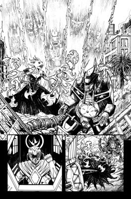 Gavin Smith | Gavin Smith - Mighty Morphin Power Rangers: Zord Quest #1, Page 34 | Modern Mythology Comic Art