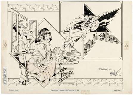 "LOIS LANE" LICENSING STYLE GUIDE ORIGINAL ART BY JOSÉ LUIS GARCÍA-LÓPEZ. | Hake’s