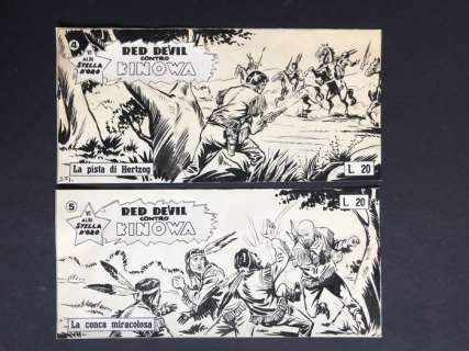 Kinowa VI s. nn. 4/5 - Sandro Angiolini - 2x original covers - EO - (1960) | Catawiki