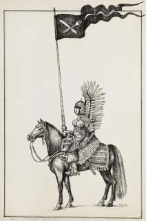 Andrzej Podulka (1951) | Andrzej Podulka | Husarka, ilustracja do czasopisma "Szpilki", lata 80. XX w. | Desa Unicum