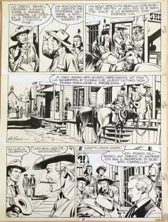 Tex - Giovanni Ticci - original page - Page volante - EO | Catawiki