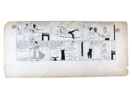 Chic Young Blondie 1934 Sunday Page (Lower Half) | Weiss Auctions