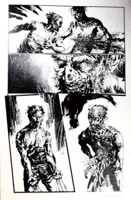 Marvel Zombies #3, Page 18 - Original Comic Art Page - Wolverine