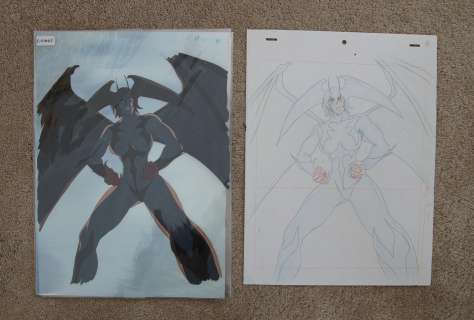 Prime And Key Over-Sized Cel with a Fantastic Image of Devilman Lady – Cel A1 | ComicArtFans Classifieds