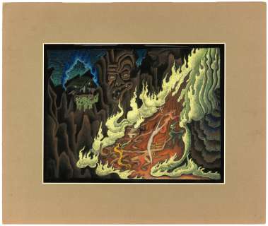 "FANTASIA - NIGHT ON BALD MOUNTAIN" CONCEPT ART. | Hake’s