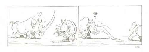 Boes - Originele strook uit Boes Integraal 7 - Format: 42 x 15 cm. | Catawiki