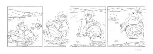 Boes - Originele strook uit Boes Integraal 7 - Format: 42 x 15 cm. | Catawiki