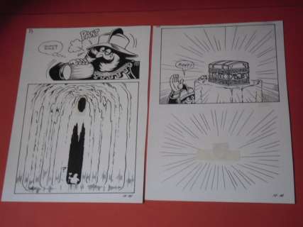 La Compagnia della Forca #18 - 2x original pages - Page volante - EO - (1978) | Catawiki