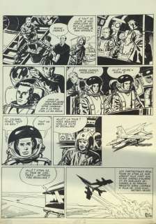 Ribera, Julio   - Planche Originale Â«Â Science FictionÂ Â» - Type Â«Â Tony SextanÂ Â» - (1958) | Catawiki