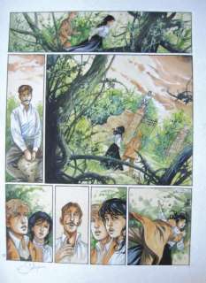 Stalner Eric | Â« ANGE-MARIEÂ» Planche original n°51 Crayon et encre couleurs | Kahn et Associés