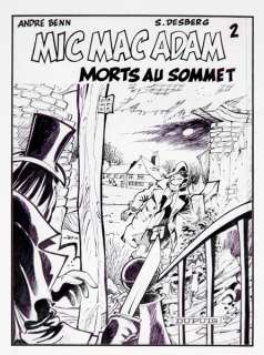 Benn | Mic Mac Adam, illustration Ã  l’encre de Chine et … | Banque Dessinée
