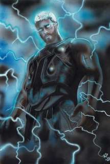 Thor - Diego Septiembre - Original Painting - 42 x 30 cm - EO | Catawiki