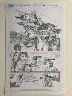 Lady Rawhide #4 page 13 - Original art - By Rey Villegas - Page volante - Art original - (2013) | Catawiki