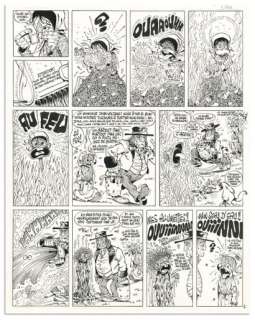 Gotlib | MARCEL GOTLIB Rhâ-Gnagna, Audie 1979 Planche originale... | Daniel Maghen Enchères