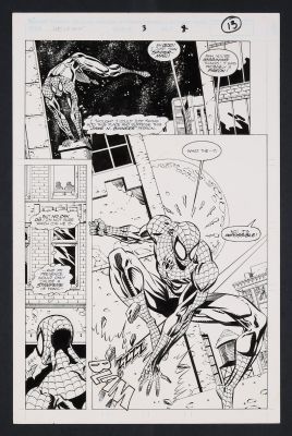 Anthony Williams, Sam de La Rosa | Spider-Man: Web of Doom #3 (1994) Page 13 Pencils By Anthony Williams, Inks By Sam de La Rosa | ComicArtFans Classifieds