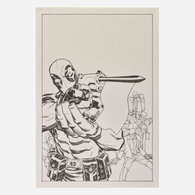 Dave Johnson, Deadpool #26 Cover Original Art (Marvel Comics, 2008) | Landry Pop Auctions