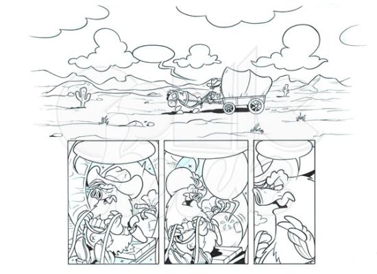 Dentiblù | Mezzo Fuoco di Giorno  Tavola 12 | Comic House