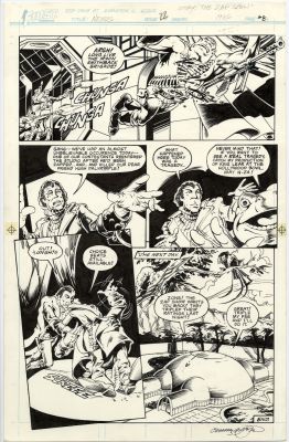 Mark Nelson, Mike Baron | Nexus #22 Clonezone P.8 Mark a. Nelson First Comics 1986 | ComicArtFans Classifieds